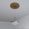 Ekena Millwork Baltimore PVC Medallion (Canopies up to 7 3/4"), 19"OD x 3 1/2"ID x 1"P, Metallic Vintage Gold CMP19BADVG - alternate 9